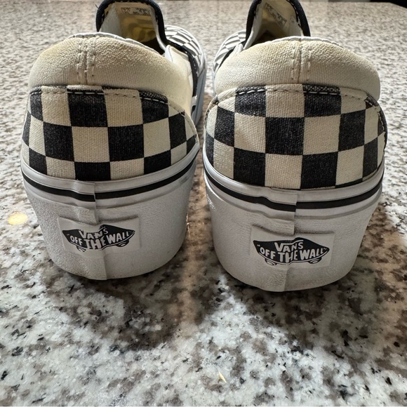 Vans Stackform Checkerboard Slip-On Shoes - W 8.5  M 7 - Picture 8 of 9